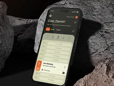 Meetgen AI Mobile App ai ai app ai mobile app app design mobile app mobile app design mobile app ui mobile app ux product design ui ui design uiux design ux ux design