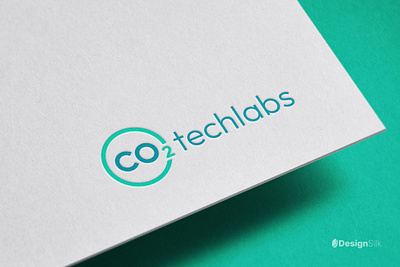 CO2 TechLabs Logo Design brand brand design branding circle clean co2 green logo logo design logo mockup modern simple