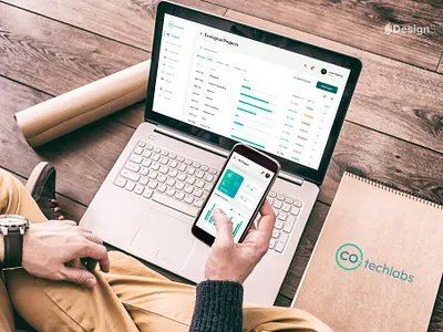 CO2 TechLabs Web App Design admin ui co2 dashboard dashboard ui mobile app mobile app design pwa responsive app design ui uiux design ux web app