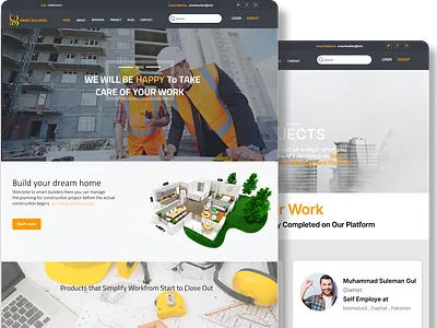 SMART BUILDERS graphic design logo ui ux