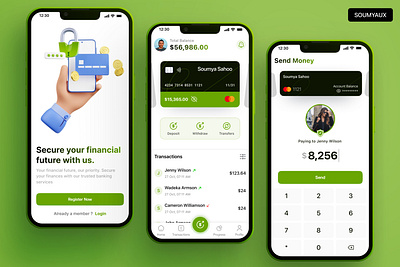 Payment App, onboarding screen, transaction history. UX app design figma history illustration ios mobile money onboarding payment transcation ux