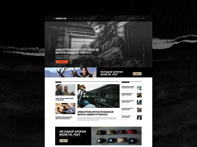 Ironclad re-imagnined website design graphic design ui web