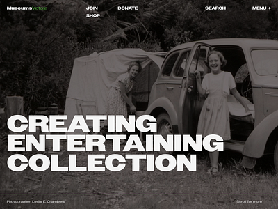 MuseumsVictoria – Creating.Entertaining.Collection branding collection creating entertaining minimal museum museums website