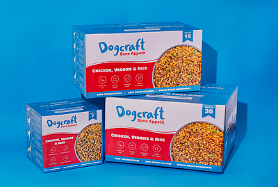 Dogcraft branding design dogfood dogs graphic design healthydog illustration logo packagedesign packaging typography vector