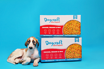 Dogcraft branding design dogfood dogs graphic design illustration logo packagedesign packaging typography vector