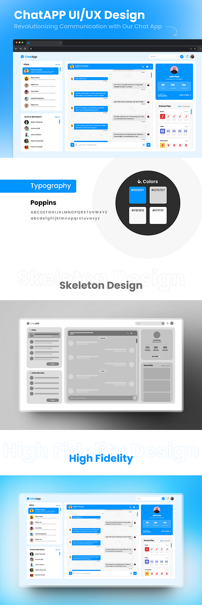 ChatApp UI/UX Design app design app redesign design figma freelance uiux designer freelance web designer landing page design modern ui design ui design uiux design user centered design user experience user interface design web design website design website redesign