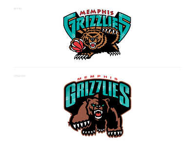 Memphis Grizzlies Redesign basketball branding graphic design grizzlies ja morant logo mascot memphis nba nbaredesign sports sportsbranding sportslogo