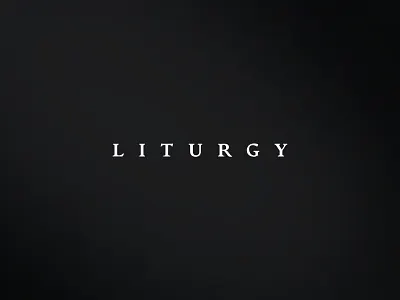 Liturgy branding creative direction logo title