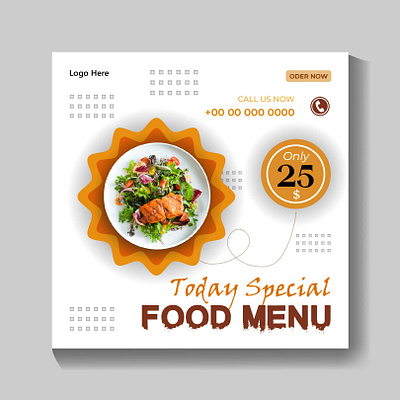 Food Social Media Post Template Design business card design more facebook cover design flyer menu graphic design logo menu design rollup design
