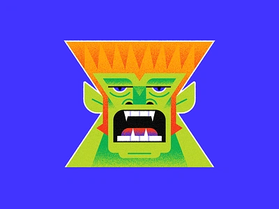 Blanka 1990s arcade blanka capcom character design fighting illustration street fighter video game