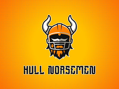 Hull Norsemen branding design england football football helmet great britain helmet horns hull illustration logo norse united kingdom viking