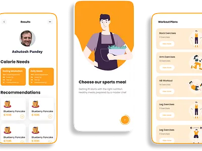 FIT PREPS graphic design logo ui ux