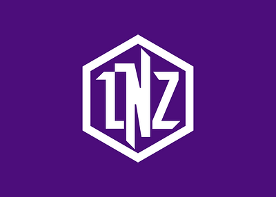 LNZ football club logo branding football logo