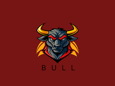 Bull Logo animal animal graphic design animal logo animal logo design branding bull bull graphic bull graphic design bull logo bull logo design bull vector logo design graphic design illustration logo vector
