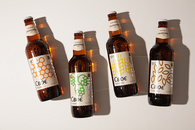 Svoye Beer Label Design beer bottle graphic design label design logo minimalism pattern stamp