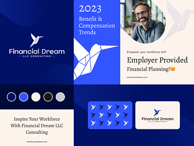 Financial Dream LLC Consulting - Visual Identity System graphic design logo visual design visual designer