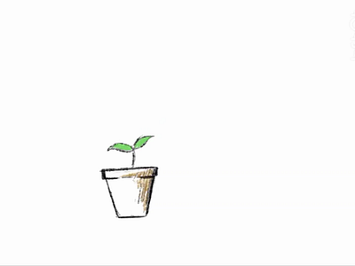Transforming pot - Stop motion animation flower pot graphic design illustration motion graphics robot stop motion