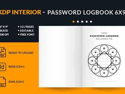 Password LogBook Interior for Amazon KDP interior interior kdp kdp print