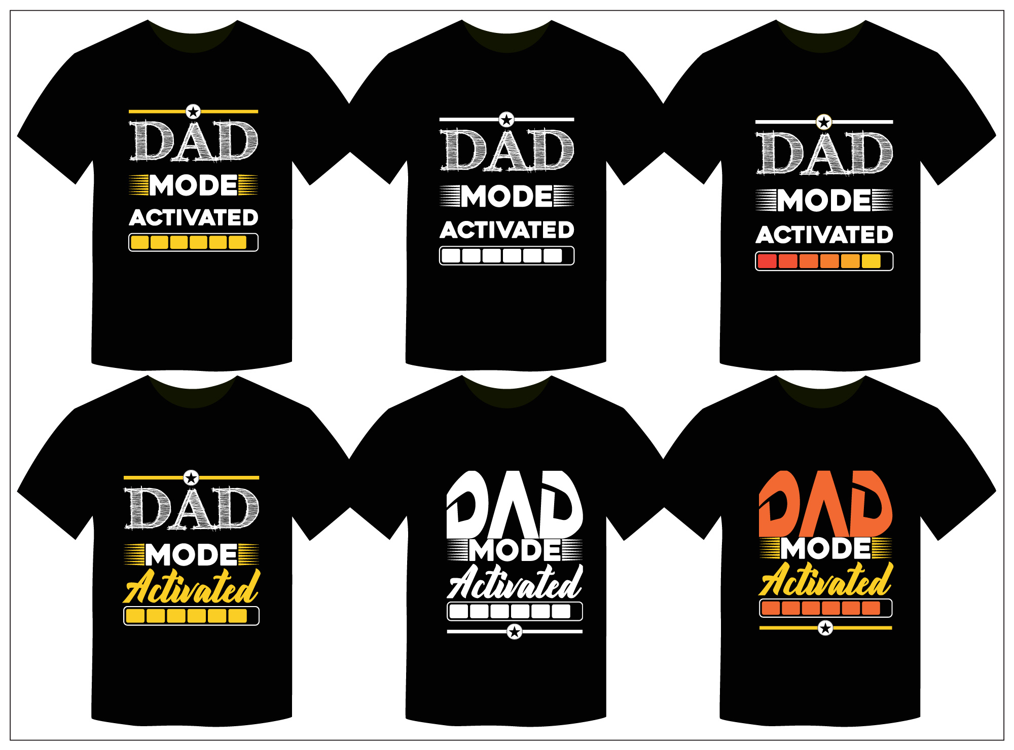 Dad Mode Activated T shirt Design by Shaikh Md. Nazmul Hasan on Dribbble