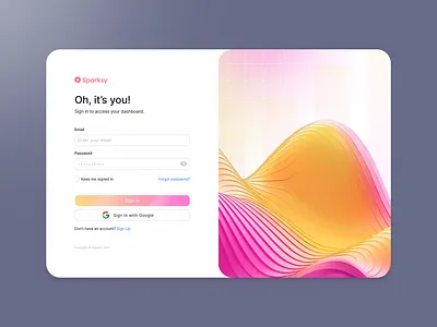 Sign In Page login login ui sign in ui ux