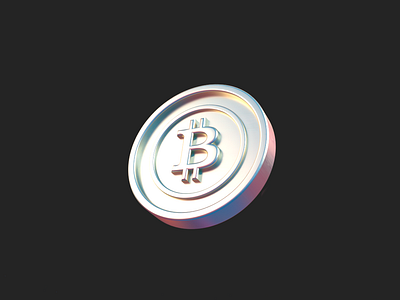 Bitcoin 3d adobe art bitcoin coin crypto dimension illustration light token