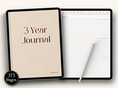 3 year digital journal 3 year journal daily planner digital journal digital journaling digital planner digital planner undated digital planning digitaljournal goodnotes goodnotes planner ipad planner journals monthly planner notability photo journal planner b undated digital planner