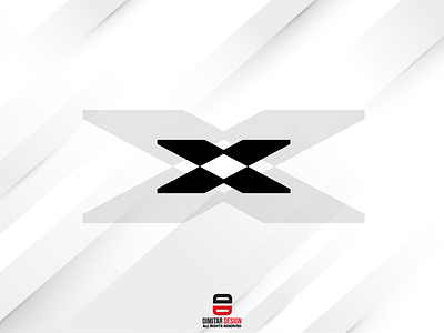 X Logomark branding design flat illustrator logo minimal photoshop vector