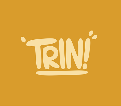 Trin! Ice Creamery brand branding design graphic design logo typography