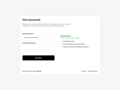 New password button code cta design exploration figma new password password product design protection security ui ux web design