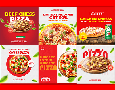 Social Media Ads design designtheory graphic design logo pizza post social media ads social media post