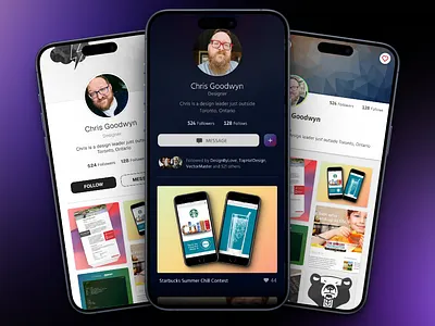 Profile Views - Playground experiment mobile ui