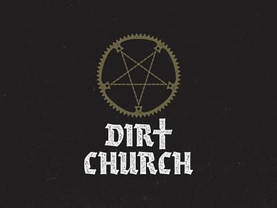 Dirt Church logo cycling logo mountain biking mtb