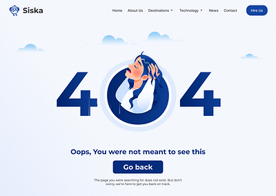 Error 404 page graphic design ui user interface