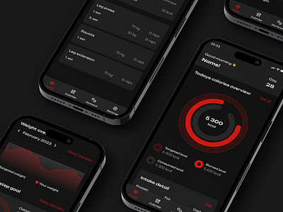 PowerUp app application branding logo ui ux workout