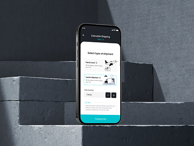 Shipping Service App app app ui boxes branding clean delivery design illustration minimal mobile package shipment shipping track ui