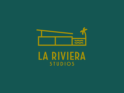 La Riviera Studios branding graphic design logo minimal