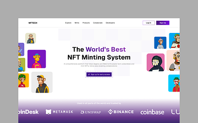NFT Marketplace Website crypto figma nft product design uiux design website design