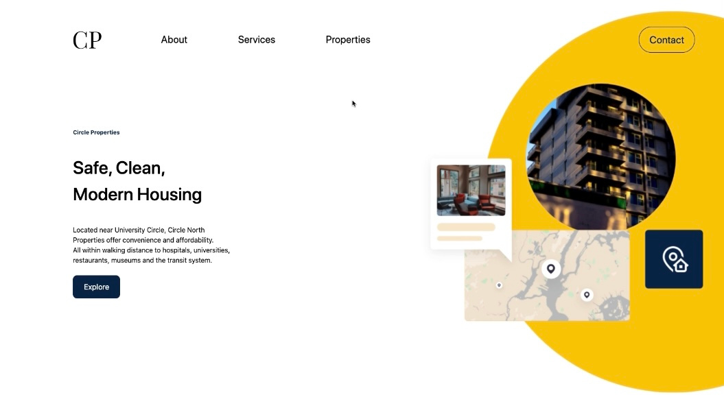Real-estate Card, PoPout Modal, like btn, & pagination slider. card customized developers modal realestate swiper vanillajs