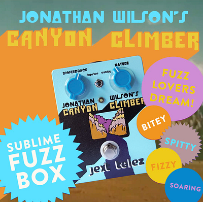 Canyon Climber Pedal Motion Graphic animation graphic design guitar motion graphics music pedal retro social media