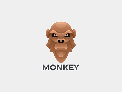 MONKEY branding design graphic design logo monkey monkey coloring monkey logo