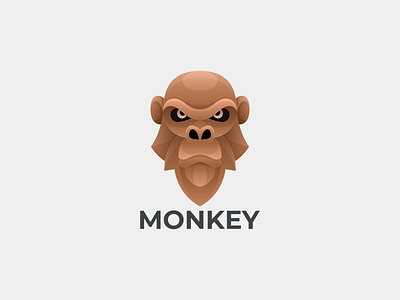 MONKEY branding design graphic design logo monkey monkey coloring monkey logo