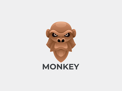 MONKEY branding design graphic design logo monkey monkey coloring monkey logo