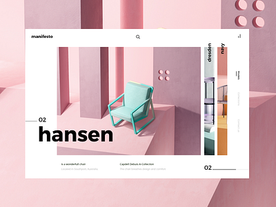 Furniture and ramps #2 colorfull design mondrianizm ui uidesign