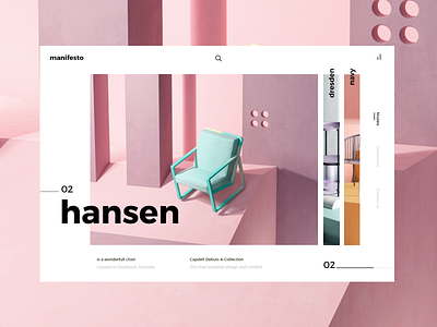 Furniture and ramps #2 colorfull design mondrianizm ui uidesign