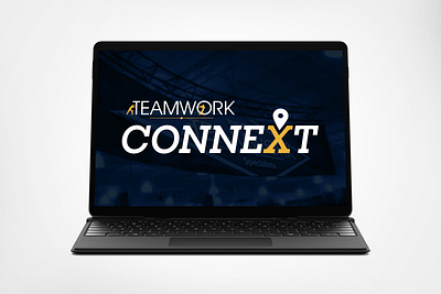 Teamwork CONNEXT Logo Identity brand identity branding design graphic design logo retail software tech
