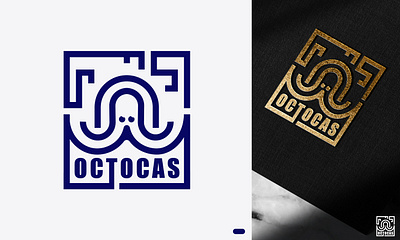 Octopus logo branding dribble showcase illustration innovation logo logo design maze logo minimalist logo modern logo octopus logo problem solving professional logo