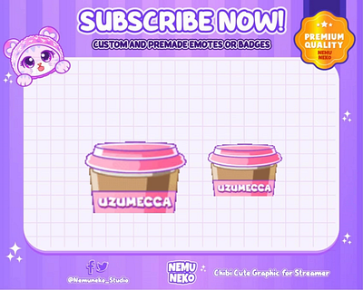 🥤Chibi Lurk Emotes🥤 2d animation chibi emotes chibi girl emotes cute emotes design discord emotes graphic design illustration lurking emotes motion graphics open commission twitch emotes