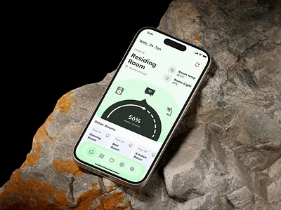 Smart Home App 3d app design app ui design branding device energy energy tracking graphic design home automatic app home monitoring logo mobile app mobile app design mobile ui remote control smart device smart home smart home controller smart house ui uiux