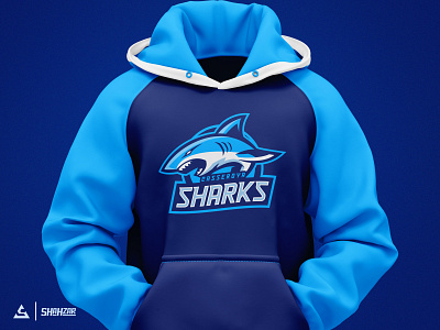 Shark mascot logo branding design esportslogo graphic design illustration illustrator logo mascot mockup poster shark sports ui ux vector