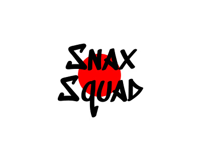 Snax Squad Logo Design bold logo cartoon snack logo creative snack logo dynamic branding entrepreneurial design eye catching logo illustrated logo manga inspired design manga style memorable branding playful branding quirky snack logo red and white design snack branding snack business logo snack logo snack startup design startup branding unique snack logo